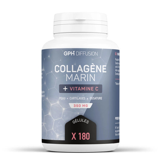 Collagène marin + Vitamine C | 180 Gélules