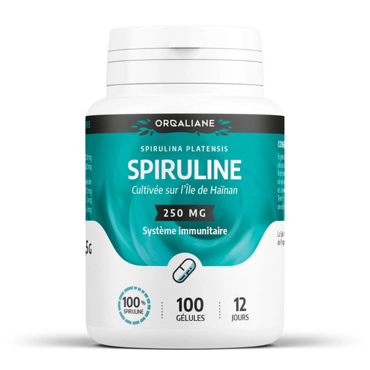 Comprimés Spiruline |250 mg | 100 gélules
